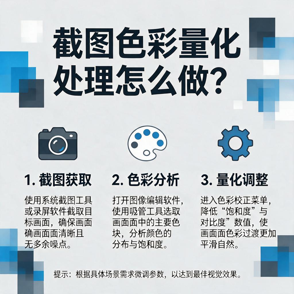 截图色彩量化处理怎么做?