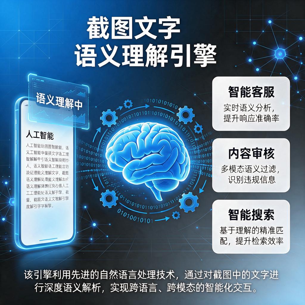 截图文字语义理解引擎是什么?它有哪些应用场景?