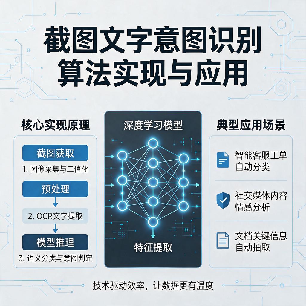 截图文字意图识别算法如何实现与应用?