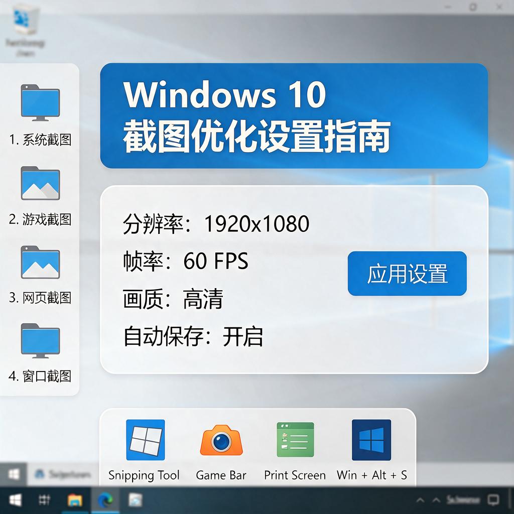 Windows 10截图优化设置有哪些方法？