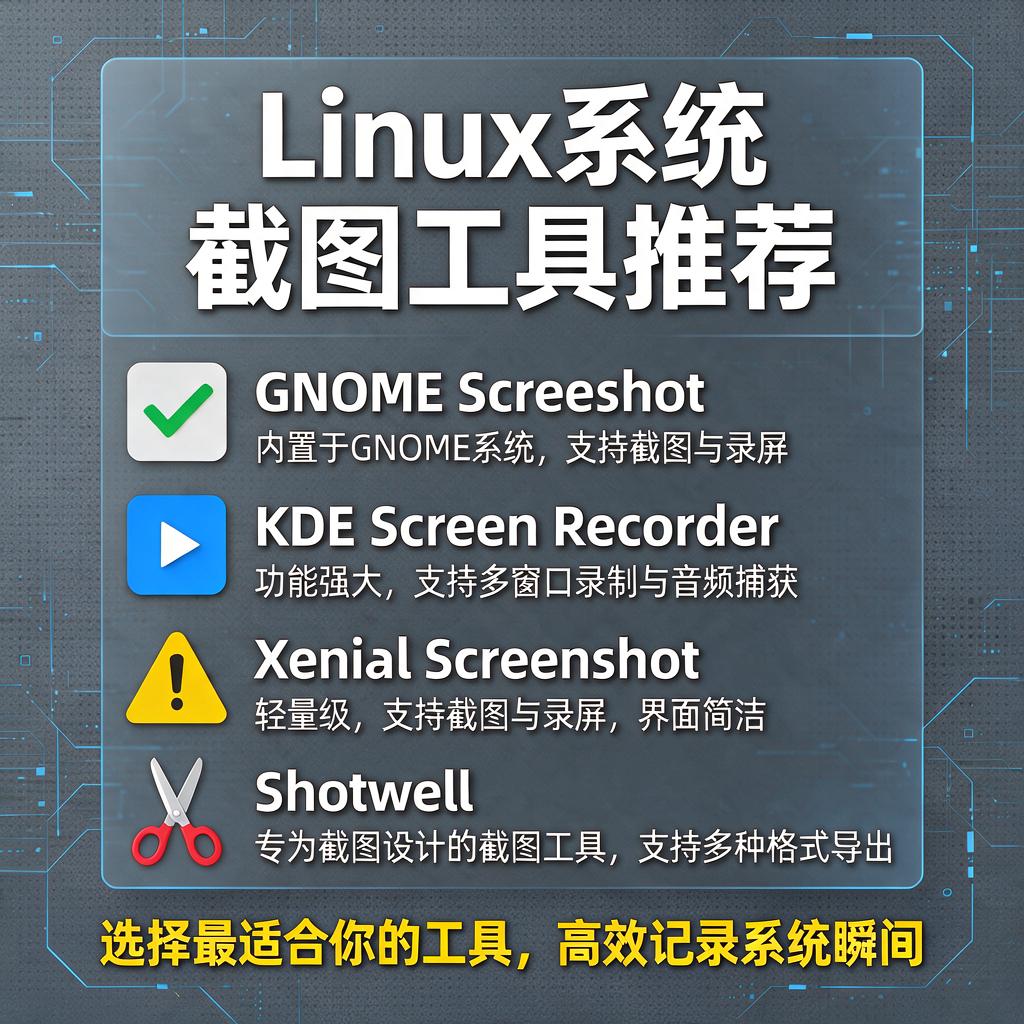 Linux发行版有哪些好用的截图工具？