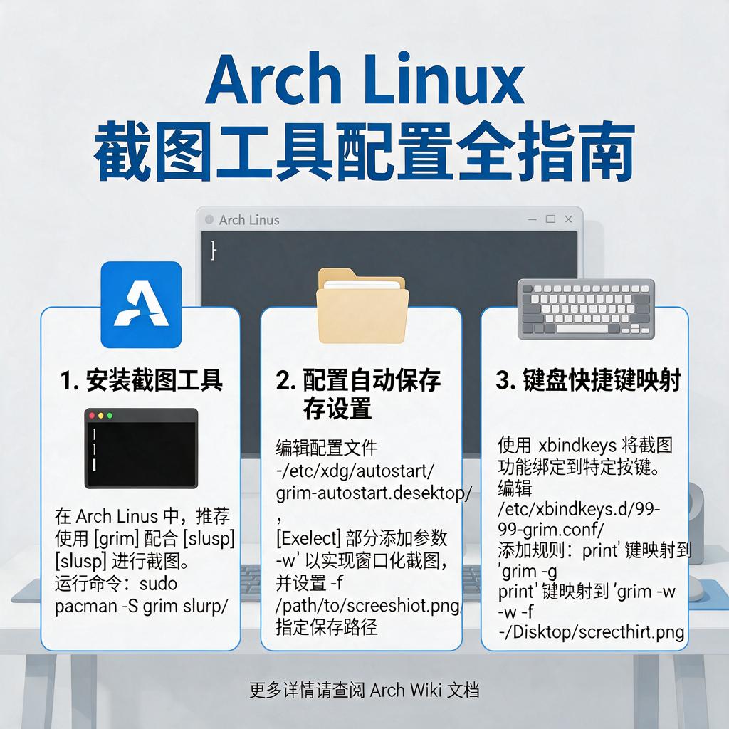Arch Linux如何配置截图工具及相关设置？