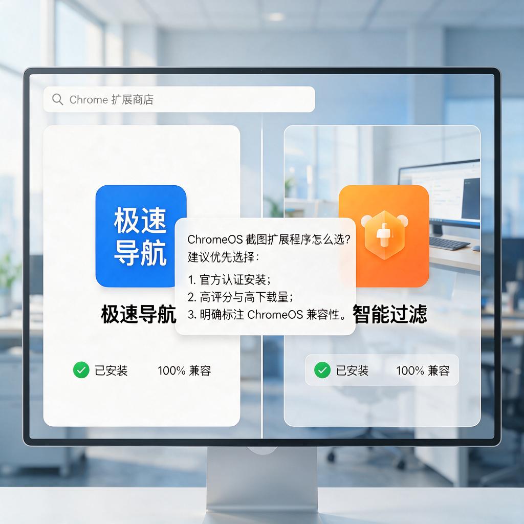 ChromeOS截图扩展程序怎么选好用又兼容？