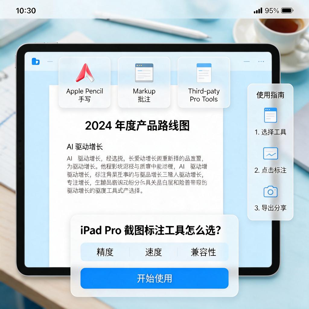 iPad Pro截图标注工具怎么选怎么用？