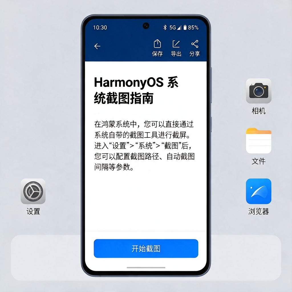 HarmonyOS鸿蒙系统怎么截图及编辑？