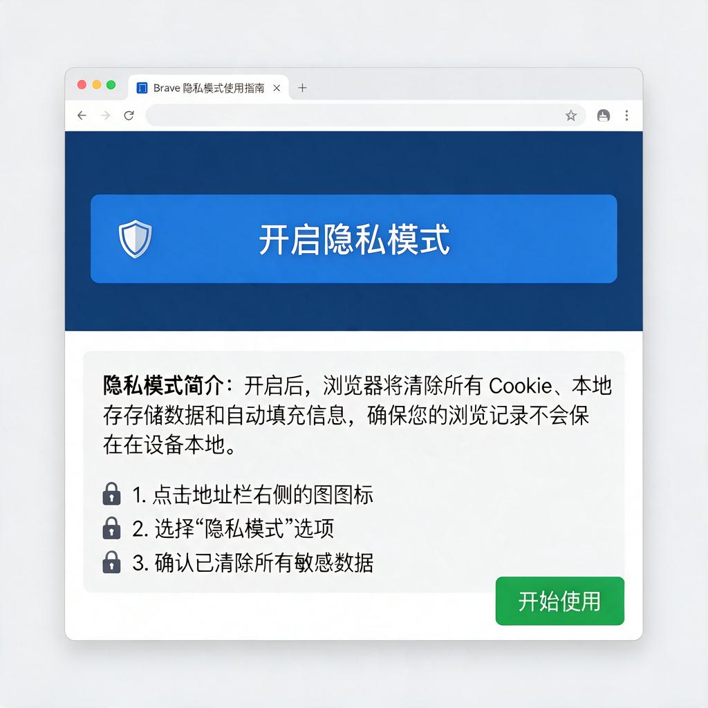 Brave隐私截图模式怎么开启和使用？