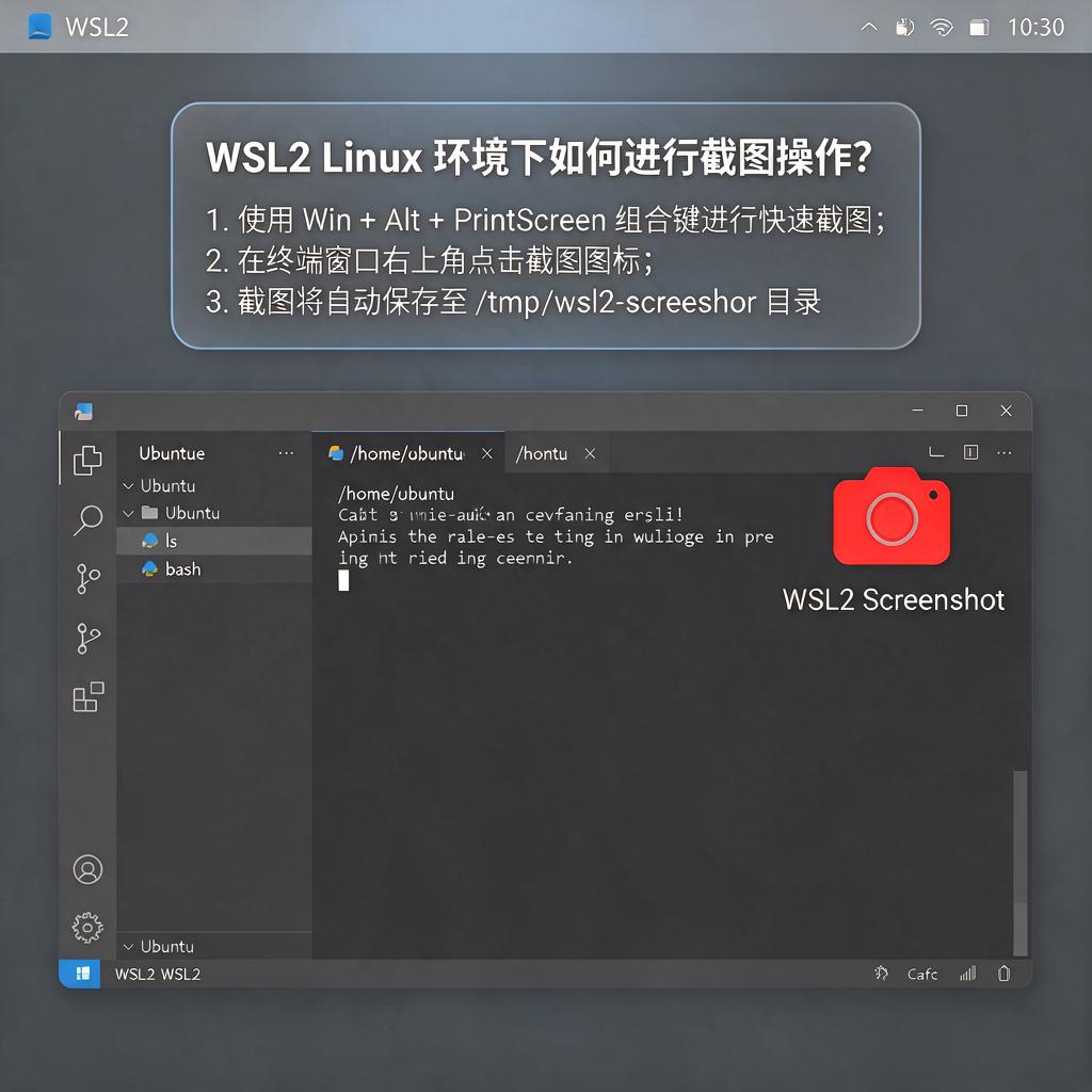 WSL2 Linux环境下如何进行截图操作?