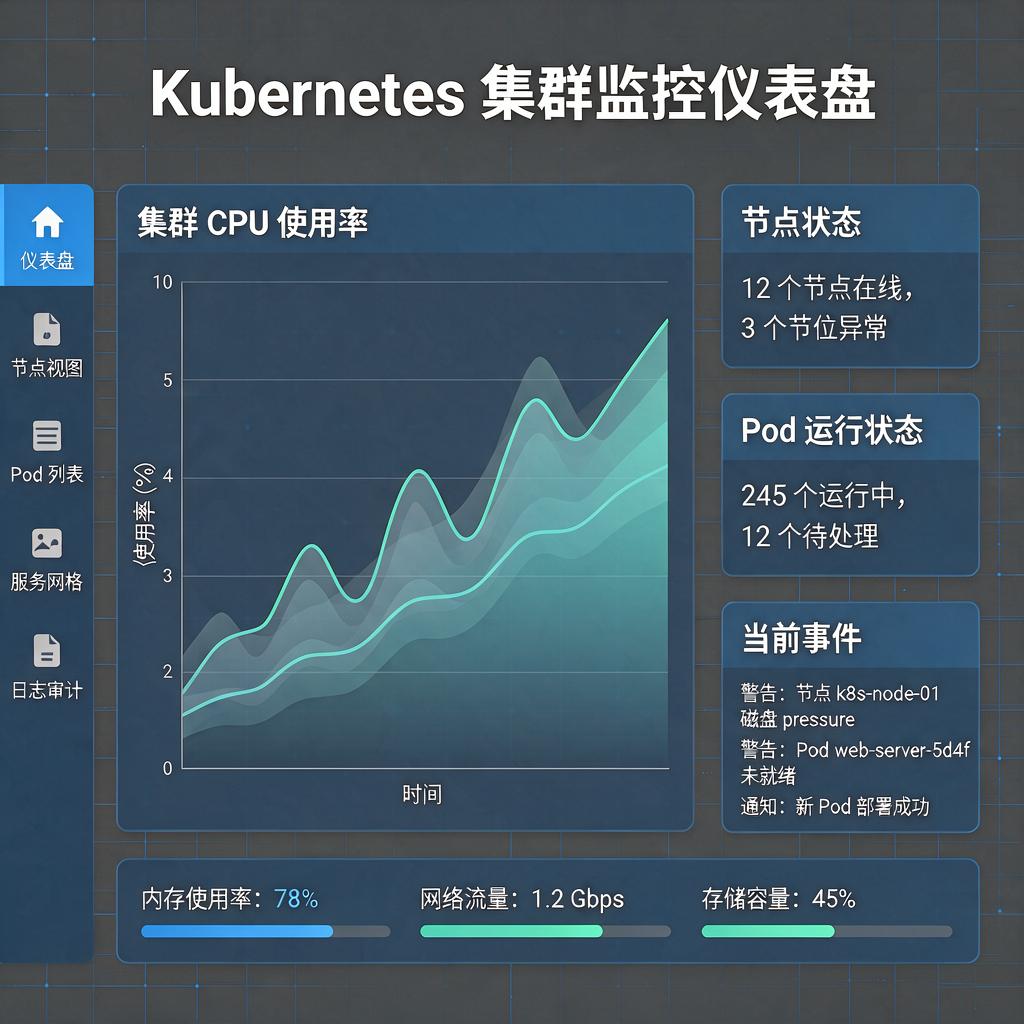 Kubernetes集群监控截图怎么获取和解读?