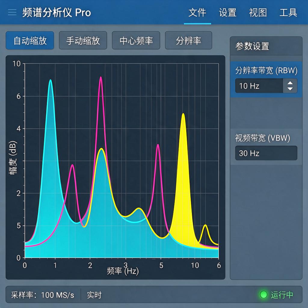 频谱分析仪截图怎么操作更清晰?
