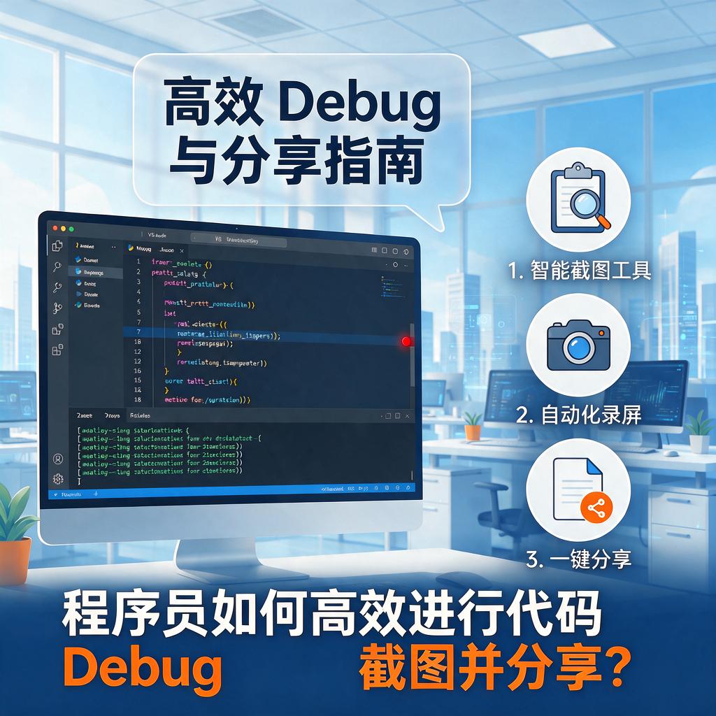 程序员如何高效进行代码Debug截图并分享?