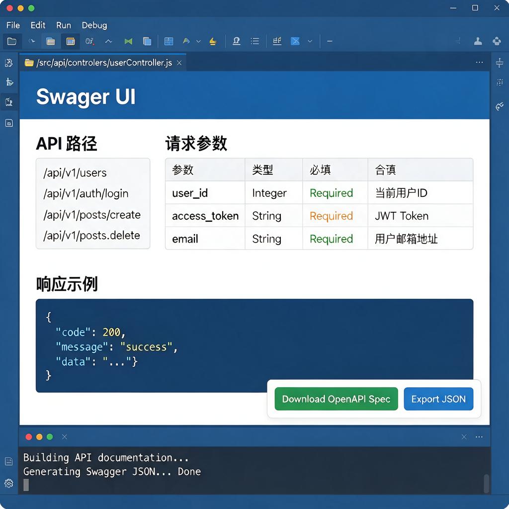 后端接口文档截图如何生成包含哪些内容用什么工具制作?