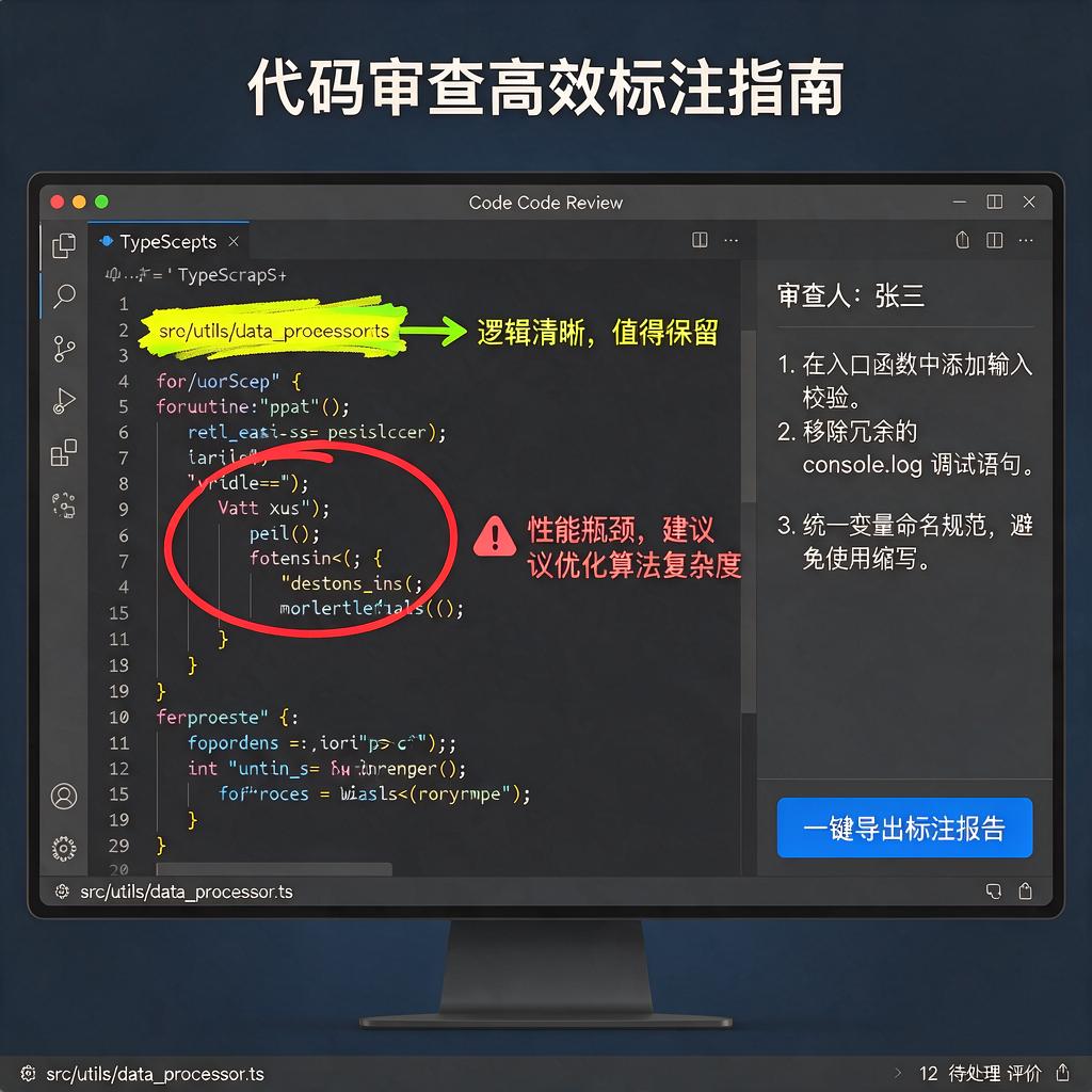如何高效进行代码Review标注截图?