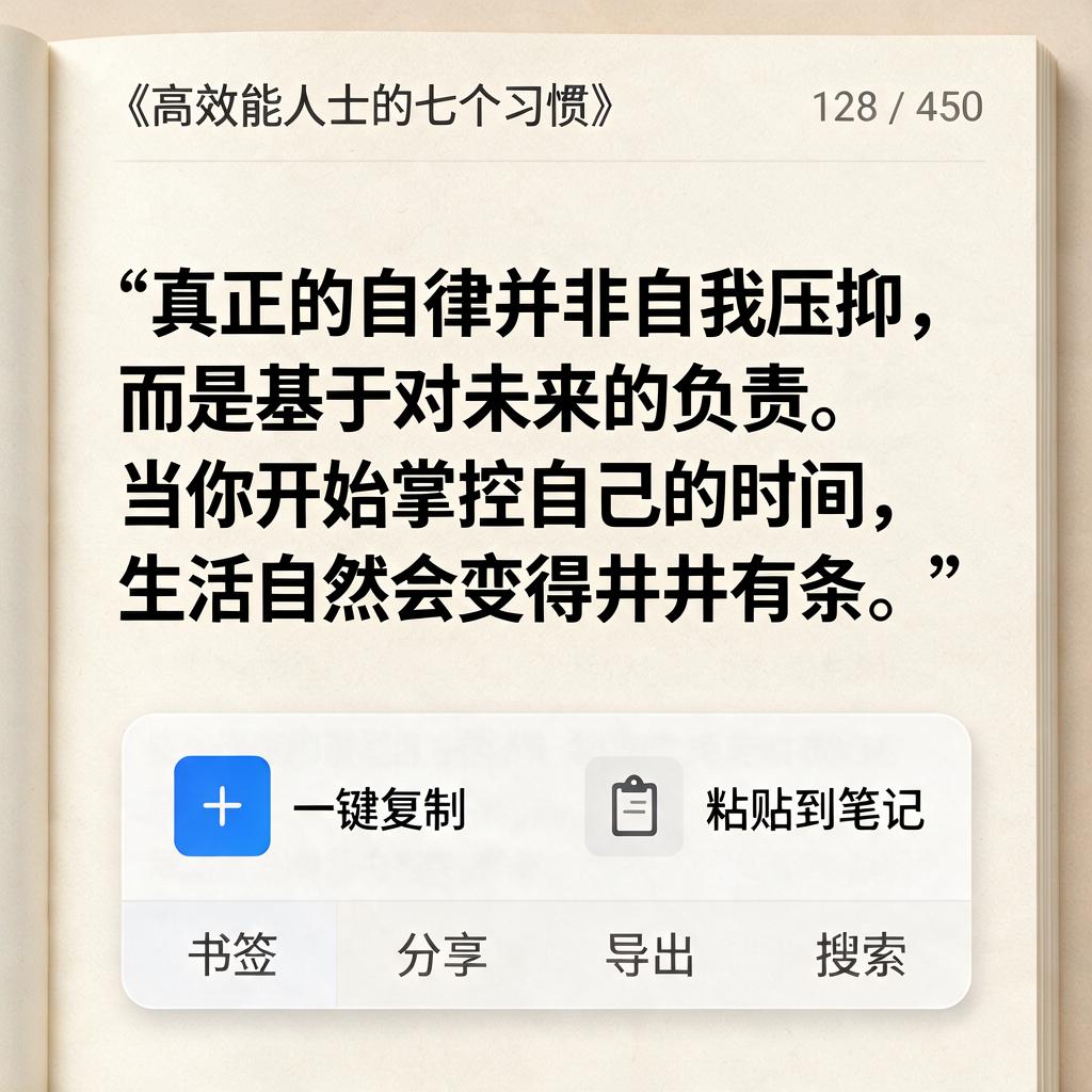 电子书摘录截图怎么操作更高效？